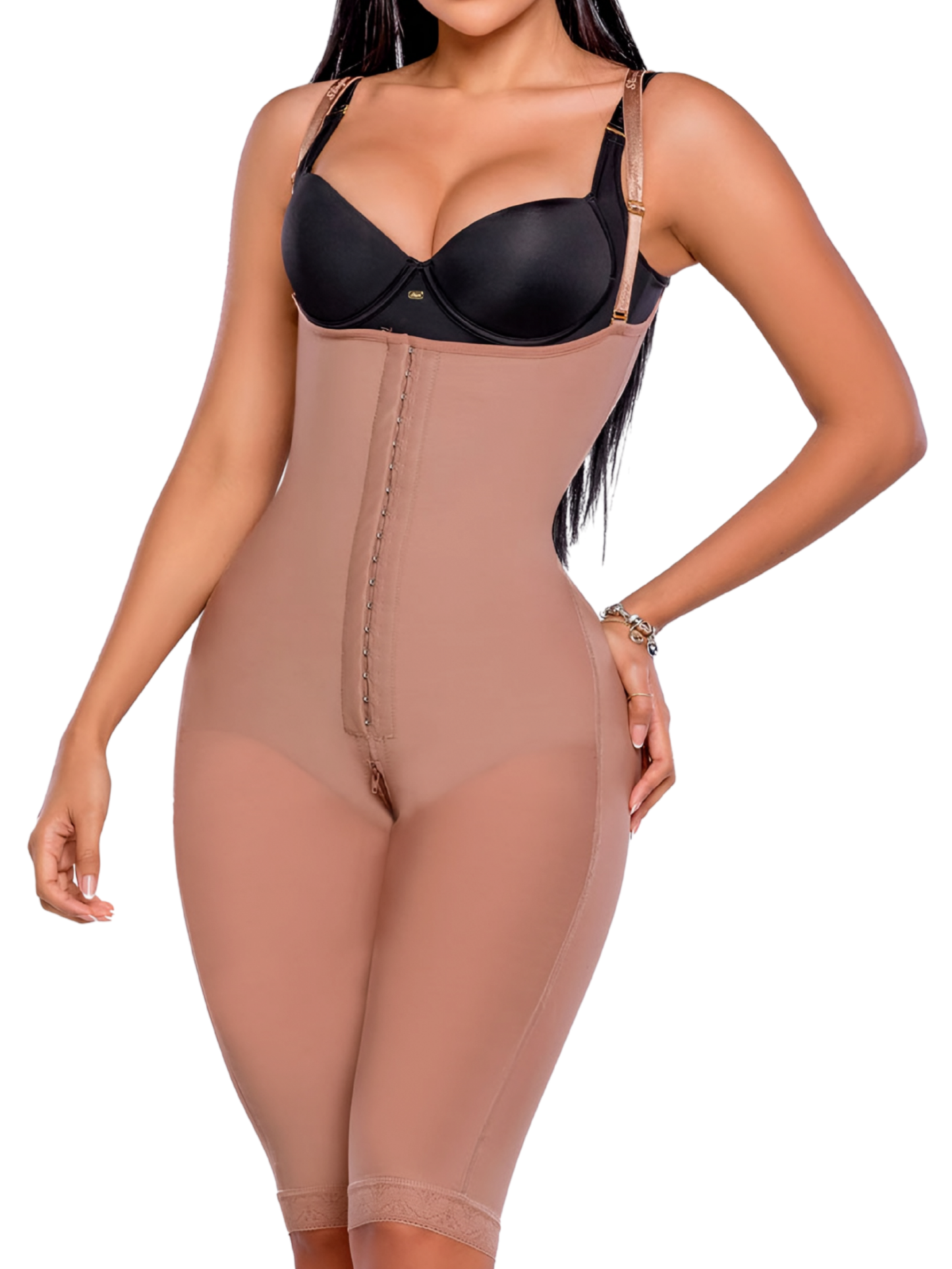 SD-2021 Long Invisible Girdle with Front Clasp