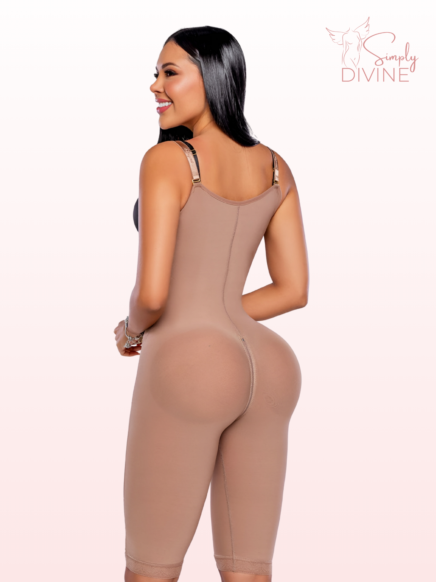 SD-2021 Long Invisible Girdle with Front Clasp
