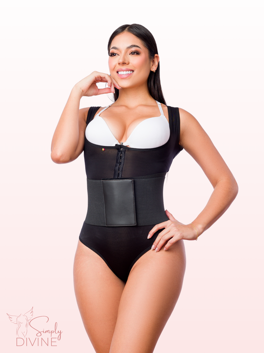 SD-2003 Bodysuit Double-Adjustable Shapewear with Velcro