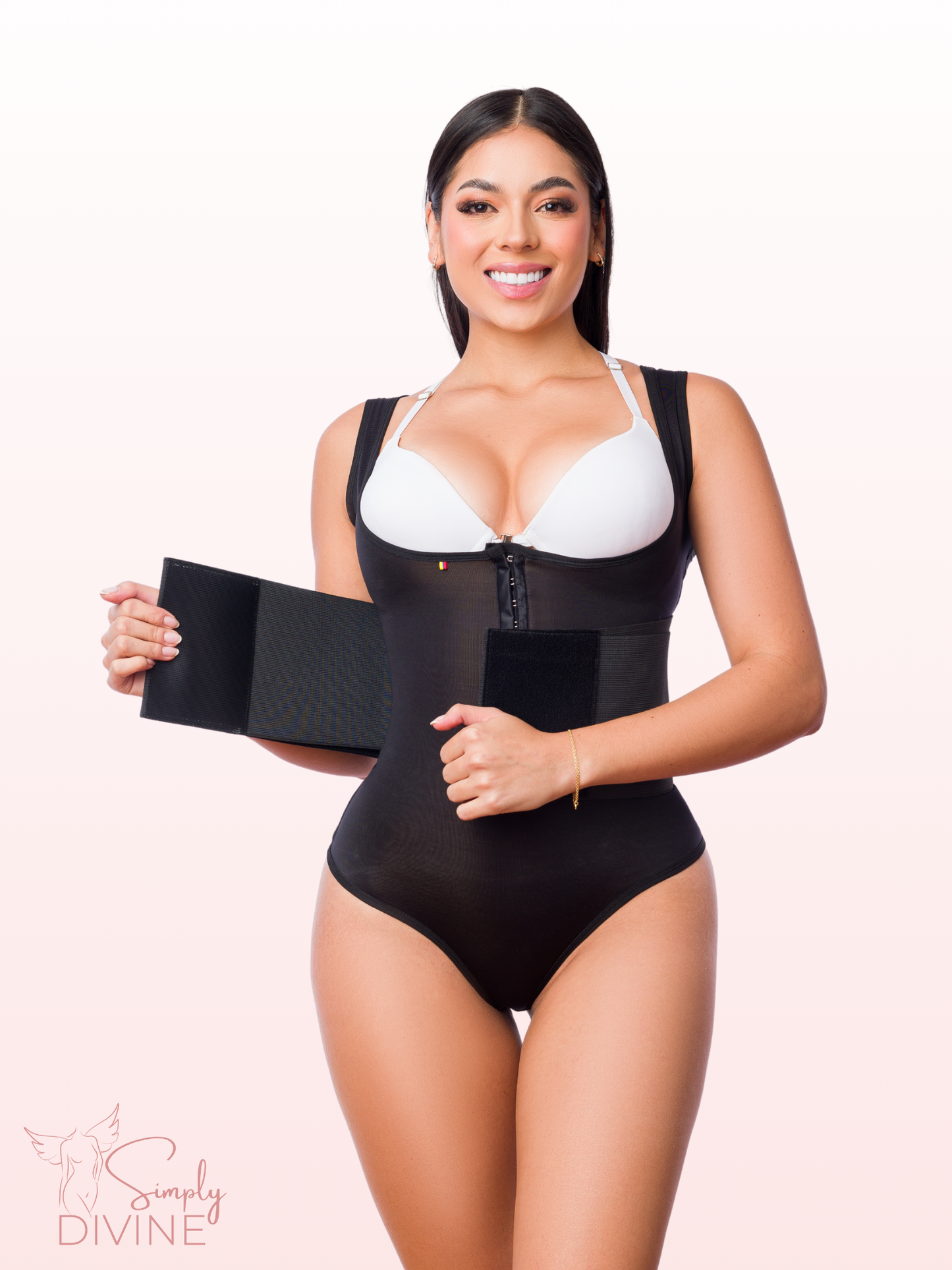 SD-2003 Bodysuit Double-Adjustable Shapewear with Velcro